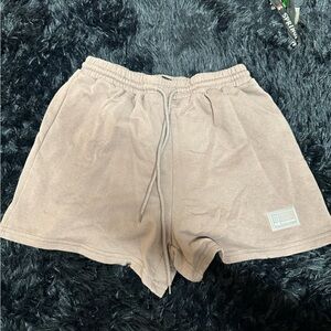 beige comfy shorts